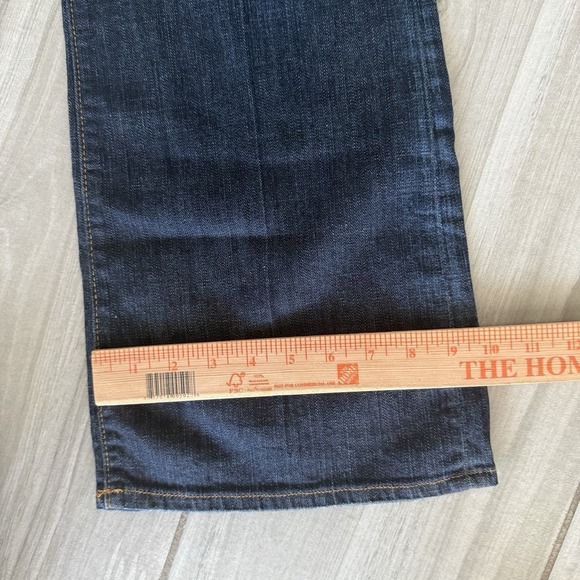 Gap Jeans Women's Size 12 Long Blue Curvy Low Rise Dark Wash Bootcut Y2K Casual - Picture 12 of 12